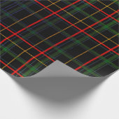 Papier Cadeau Noël Vert/Rouge Plaid | Papier d'enrobage (Coin)