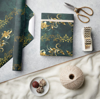 Papier Cadeau Noël victorien