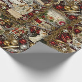 Papier Cadeau Noël victorien Heirloom Holiday (Coin)