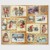 Papier Cadeau Noël vintage (Plat)