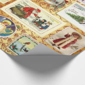Papier Cadeau Noël vintage (Coin)