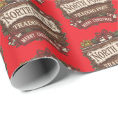 Papier Cadeau Noël vintage (Coin rond)