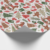 Papier Cadeau Noël vintage (Coin)