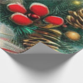 Papier Cadeau Noël vintage (Coin)