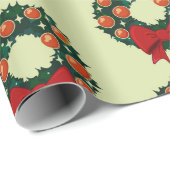 Papier Cadeau Noël vintage (Coin rond)
