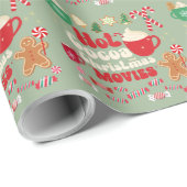 Papier Cadeau Noël vintage (Coin rond)