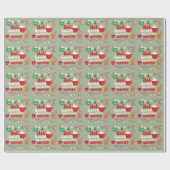 Papier Cadeau Noël vintage (Plat)