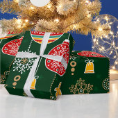 Papier Cadeau Noël vintage