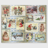 Papier Cadeau Noël vintage (Plat)