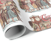 Papier Cadeau Noël vintage (Coin rond)