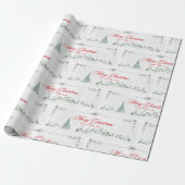 Papier Cadeau Noël vintage (Déroulé)