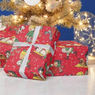Papier Cadeau Noël vintage