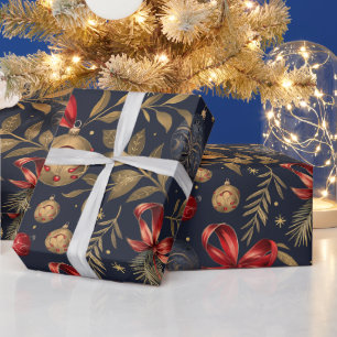 Papier Cadeau Noël Vintage Férié
