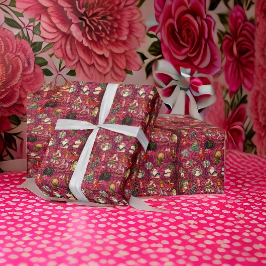 Papier Cadeau Noël Vintage Vacances Super