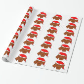 Papier Cadeau Noël Vizsla (Déroulé)