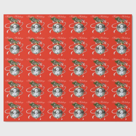 Papier Cadeau Noël Westie (Plat)