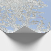 PAPIER CADEAU NOËL WRAPPING WILSON BENTLEY SNOWFLAKES (Coin)