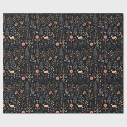 Papier Cadeau Noël / Yule (Plat)