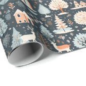 Papier Cadeau Noël / Yule (Coin rond)