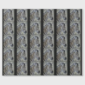 Papier Cadeau Noël Zebra (Plat)