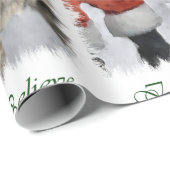 Papier Cadeau Noeud À poils durs allemand (Coin rond)