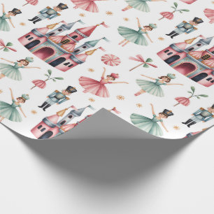 Papier Cadeau Noeud de ballet Noisette Noël