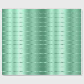 Papier Cadeau Nœud de ruban vert menthe Shower de mariage (Plat)