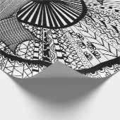 Papier Cadeau Noeuds d'enveloppement de silence (Coin)