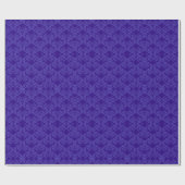 Papier Cadeau Nœuds en damas bleu clair (Plat)