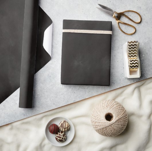 Papier Cadeau Noir Chic (Artisanat)