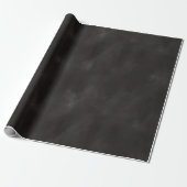 Papier Cadeau Noir Chic (Déroulé)