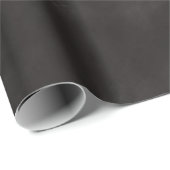 Papier Cadeau Noir Chic (Coin rond)