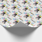 Papier Cadeau Noir Cockapoo Cavapoo Chien Anniversaire (Coin)