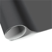 Papier Cadeau Noir de carbone (Coin rond)