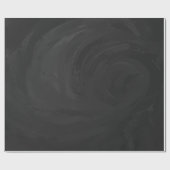 Papier Cadeau Noir de Kohl (Plat)