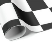 Papier Cadeau Noir et blanc (Coin rond)