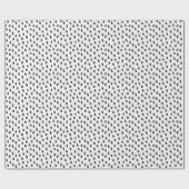 Papier Cadeau Noir et blanc (Plat)