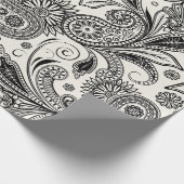 Papier Cadeau Noir et blanc (Coin)