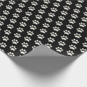 Papier Cadeau Noir et blanc animaux de motif d'empreinte de (Coin)