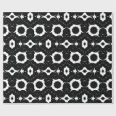 Papier Cadeau Noir et blanc classique (Plat)