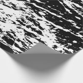 Papier Cadeau Noir et blanc détendu Peinture (Coin)