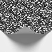 Papier Cadeau noir et blanc Fournitures scolaires Motif (Coin)