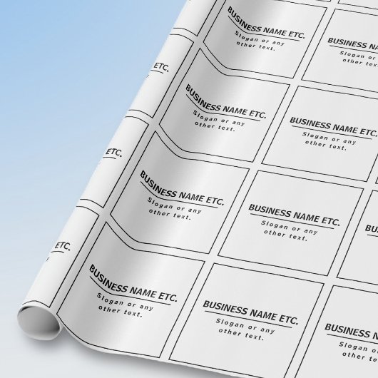 Papier Cadeau Noir et blanc moderne