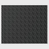 Papier Cadeau Noir et gris Simple moderne Motif (Plat)