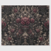 Papier cadeau noir et marron (Plat)