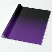 Papier Cadeau Noir et ombre royale violette (Déroulé)