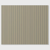Papier Cadeau Noir et rayures à la mode de Noël d'or (Plat)