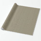 Papier Cadeau Noir et rayures à la mode de Noël d'or (Déroulé)