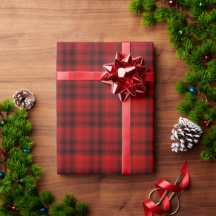 Papier Cadeau Noir et rouge