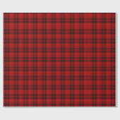 Papier Cadeau Noir et rouge (Plat)